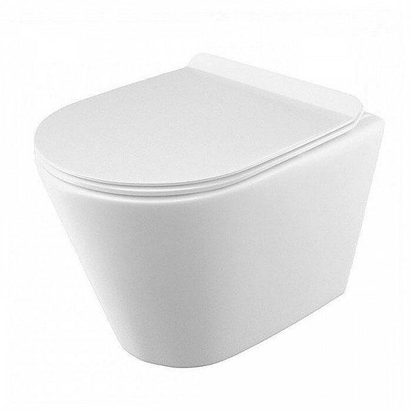 Унитаз подвесной Iddis Calipso CALRDSEi25 безободковый с сиденьем из дюропласта с EasyFix и SoftClose