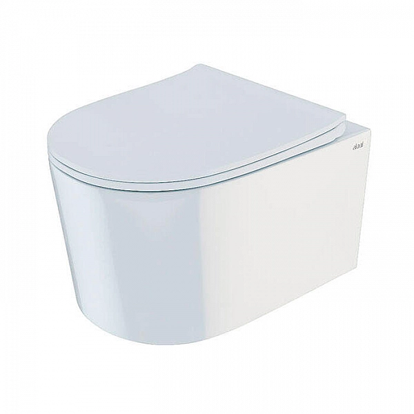 Унитаз подвесной Iddis Stone STORDSEi25 безободковый с сиденьем из дюропласта с EasyFix и SoftClose