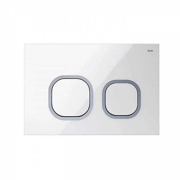 Кнопка для инсталляции Iddis Uniglass 001 UNG01WCi77 универсальная белая