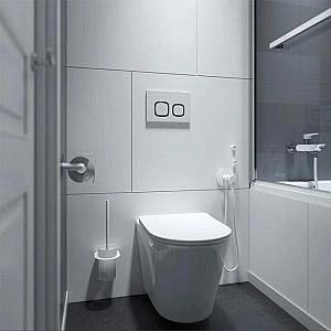 Клавиша смыва Iddis 004 Unifix UNI04WBi77 белая универсальная. Изображение - 1