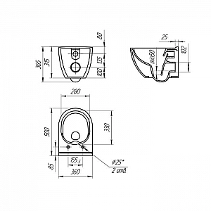Унитаз подвесной с инсталляцией Cersanit Brasko Smart CO DPL EO Link Pro 64916. Изображение - 15