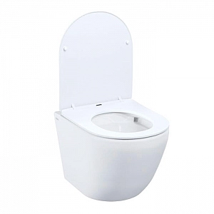 Унитаз подвесной Iddis Blanco Q BLQNDSEi25 безободковый. Изображение - 2