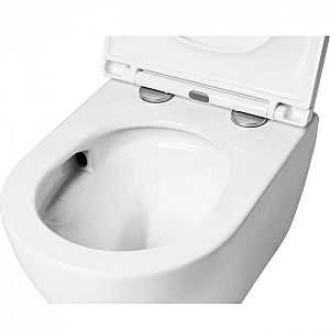 Унитаз подвесной Saniteco Rimles KW-9003W безободковый. Изображение - 6