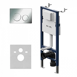 Инсталляция AM.PM PrimeFit I012709.0151 хром глянцевый с кнопкой смыва