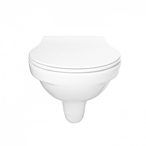 Унитаз подвесной Керамин Санти R Slim МЛ белый с1. Изображение - 1