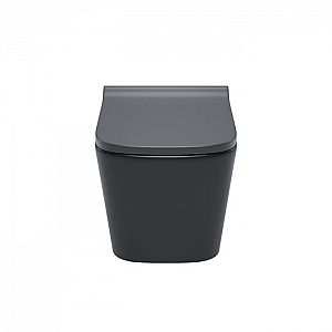 Унитаз подвесной Iddis Bild BILR2BMi25 безободковый черный. Изображение - 1