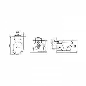 Унитаз подвесной AM.PM Sunny Flashclean C85C1701SC. Изображение - 10
