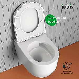 Унитаз подвесной Iddis Aiger AIGRDSEi25 безободковый. Изображение - 6