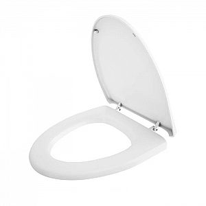Сиденье для унитаза Керамин Соло МС белое с крышкой