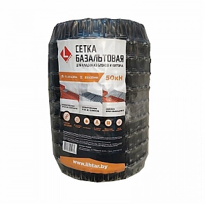 Сетка базальтовая для кладки Lihtar 50 кН 25*25 мм 0.25*25 м. Изображение - 1