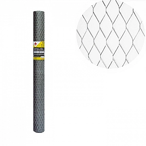 Сетка просечно-вытяжная Lihtar 0.5 мм 17*40 мм 1*10 м оцинкованная