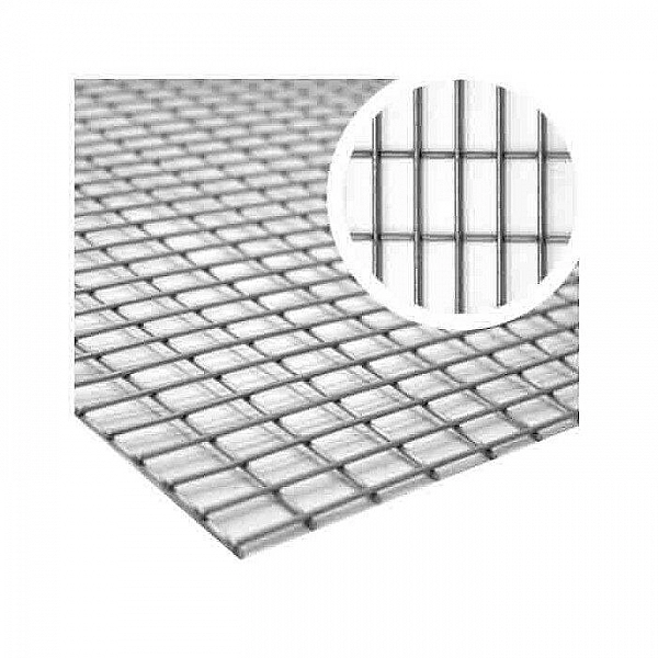 Сетка сварная Lihtar 2 мм 25*12 мм 1*1 м в картах