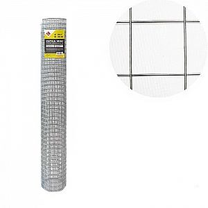 Сетка сварная Lihtar 0.7 мм 25*25 мм 1*5 м оцинкованная