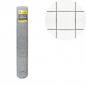 Сетка сварная Lihtar 0.8 мм 19*19 мм 1*5 м оцинкованная