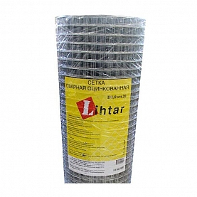 Сетка сварная Lihtar 1 мм 20*20 мм 1*5 м оцинкованная