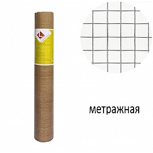 Сетка сварная Lihtar 0.6 мм 6*6 мм 1 м оцинкованная