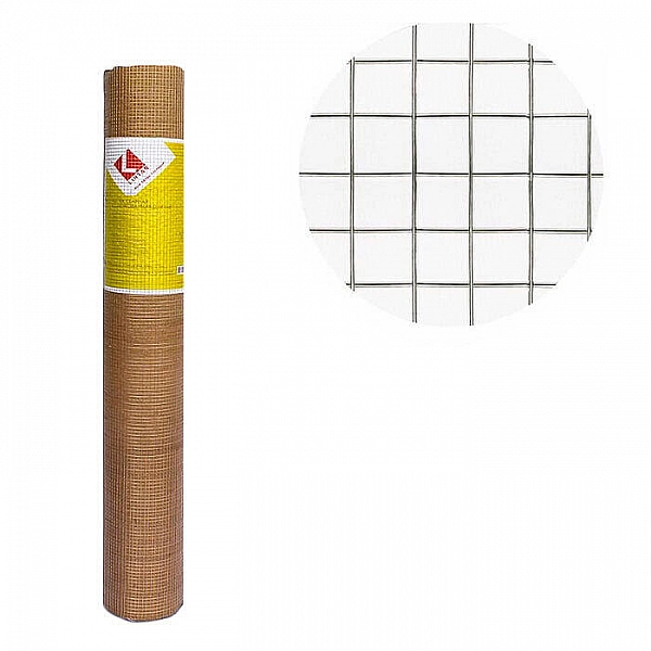 Сетка сварная Lihtar Мини 0.6 мм 6*6 мм 1*5 м оцинкованная