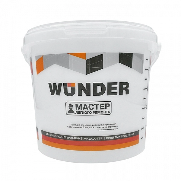 Ведро строительное 5 л Wunder