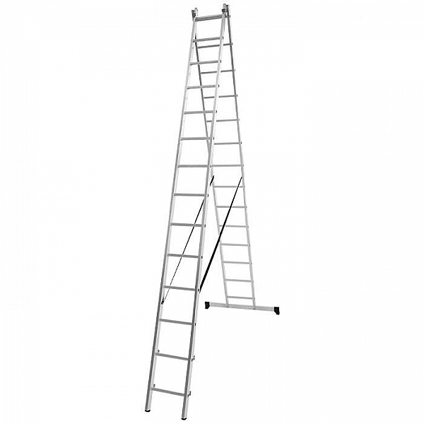 Лестница двухсекционная Tarko Prof 02214 2*14 ступеней 6.81 м