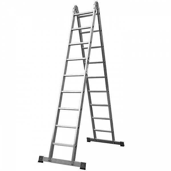 Лестница двухсекционная Tarko 03209 2*9 ступеней 5.36 м шарнирная