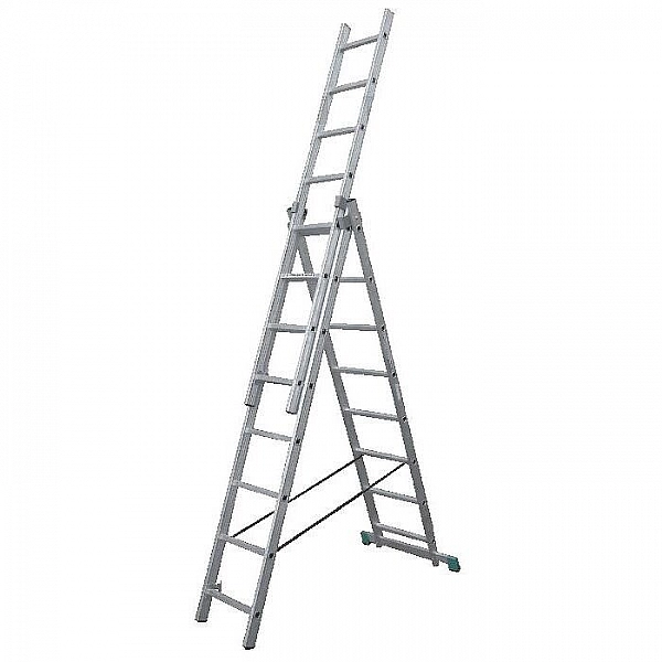 Лестница трехсекционная Tarko Prof 02308 3*8 ступеней 5.12 м