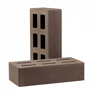 Кирпич стандартный пустотелый гладкий РуБелЭко КСПГ6-Ф 1КБОЛ-МЦП-25.12.6.5-4-СТБ 1008-95 графит