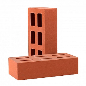 Кирпич стандартный пустотелый гладкий РуБелЭко КСПГ4-Ф 1КБОЛ-МЦП-25.12.6.5-4-СТБ 1008-95 клинкер