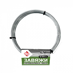 Проволока 0.8 мм Lihtar Завяжи оцинкованная 50 м