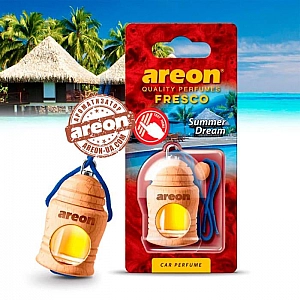 Ароматизатор воздуха Areon Fresco Summer Dream бутылочка дерево 4 мл. Изображение - 1