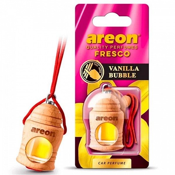 Ароматизатор воздуха Areon Fresco Vanilla Bubble бутылочка дерево 4 мл