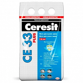 Фуга Ceresit CE 33 №12 темно-серая 2 кг
