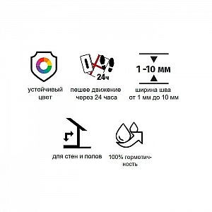Фуга эпоксидная Тайфун EpoxyPRO 037 графитовый 1 кг. Изображение - 2