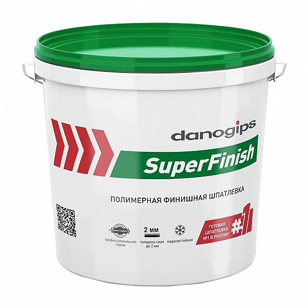 Шпатлевка Danogips SuperFinish финишная 18.1 кг