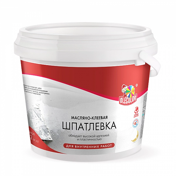 Шпатлевка Olecolor акриловая для стен и потолков 1.8 кг