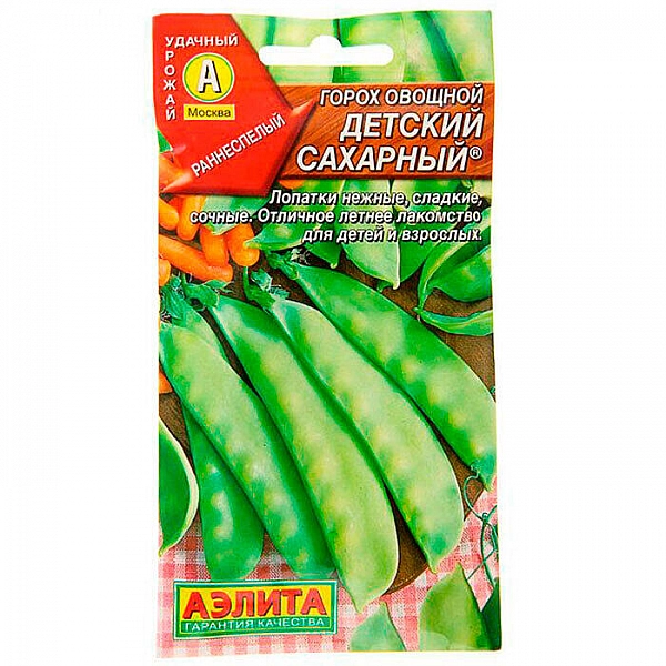 Горох Детский сахарный семена Аэлита 10 г