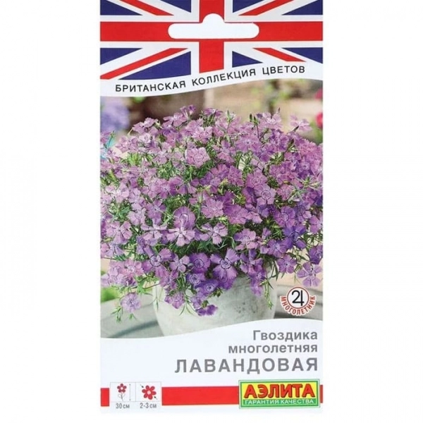 Гвоздика многолетняя лавандовая семена Аэлита