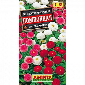 Маргаритка Помпонная смесь семена Аэлита