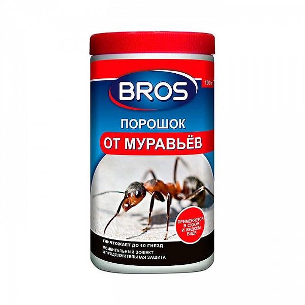 Порошок от муравьёв Bros 100 г