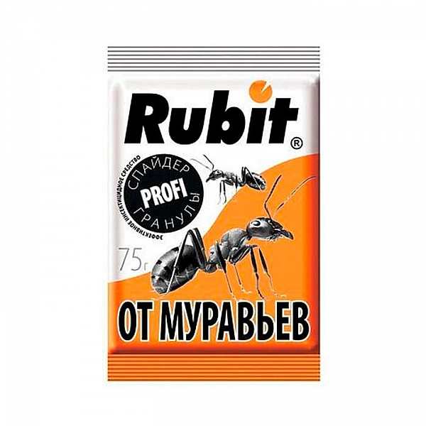 Спайдер гранулы от муравьев Rubit 75 г