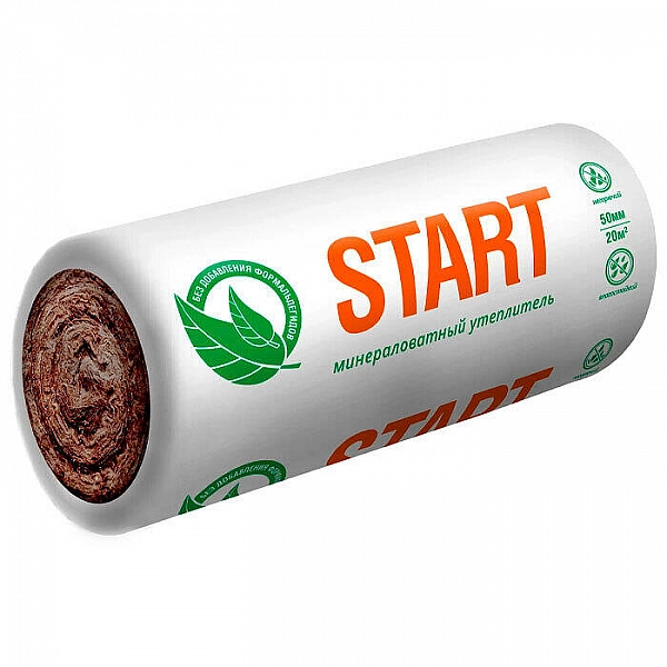 Минеральная вата Knauf Start TR044 8200*1220*50 мм 20 м.кв