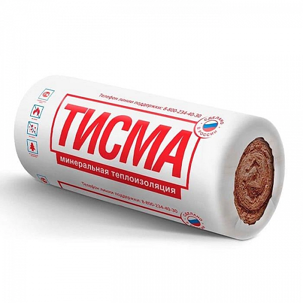 Минеральная вата Knauf Tisma R44MR 8300*1200*50 мм 2 шт 19.92 м.кв