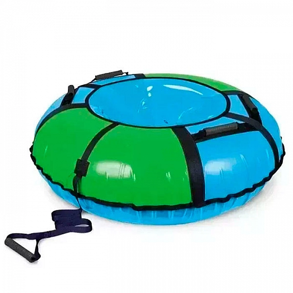 Тюбинг Nika ТБ1К-110 голубой/зеленый с камерой 110 см