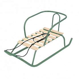 Санки детские Nika Ветерок 1 / В1 оливковый