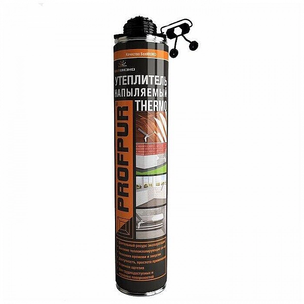 Утеплитель напыляемый Profpur Thermo 890 мл