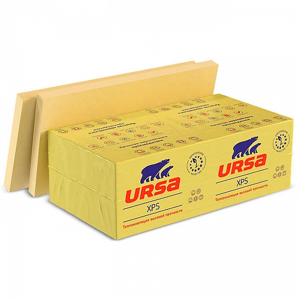 Пенополистирол Ursa XPS Стандарт N-II-L-1180-600-50 мм