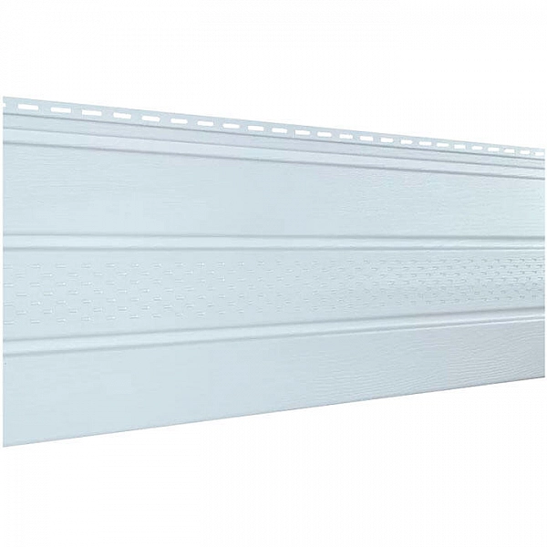 Софит Ю-Пласт Классик Белый с частичной перфорацией 3 м