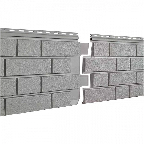 Фасадная панель Ю-Пласт Стоун-Хаус С-Лок Клинкер Нордик дымчатый 1.95 м