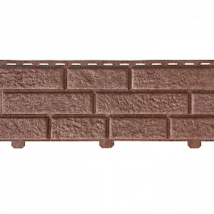 Сайдинг FineBer BrickHouse Коричневый 2 м