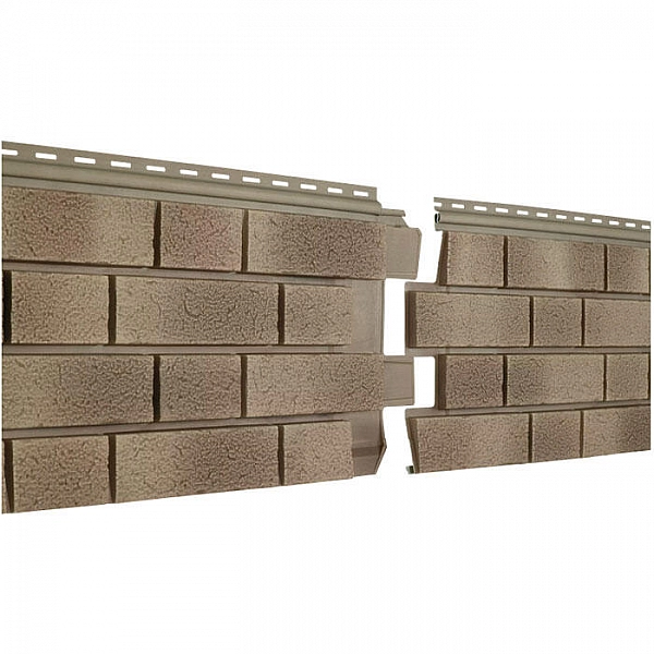 Фасадная панель Ю-Пласт Стоун-Хаус С-Лок Клинкер Балтик пустыня 1.95 м