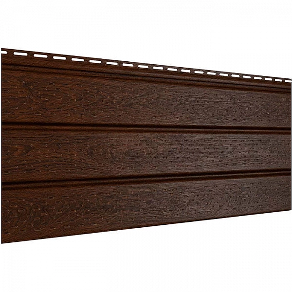 Софит Ю-Пласт Pro Орех темный с полной перфорацией 3 м